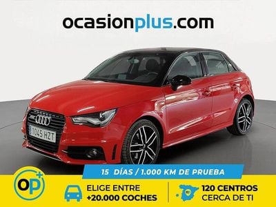 Usado Audi A1 S-Line 122 CV (89 kW) 2014 Rojo Utilitario