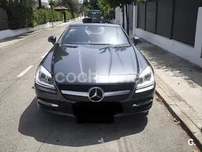 Usado Mercedes SLK200 184 CV (135 kW) 2013 Negro Descapotable
