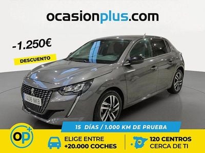 Usado Peugeot 208 Allure 100 CV (73 kW) 2023 Gris Utilitario