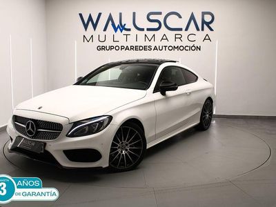 Blanco Usado 2017 Mercedes C220 AMG line Coupe | 27.900 € (Un poco caro)