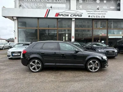 Usado Audi A3 Ambition 170 CV (125 kW) 2012 Negro Utilitario