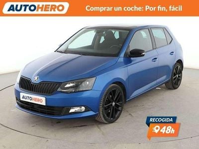 Usado Skoda Fabia 90 CV (66 kW) 2018 Azul Utilitario
