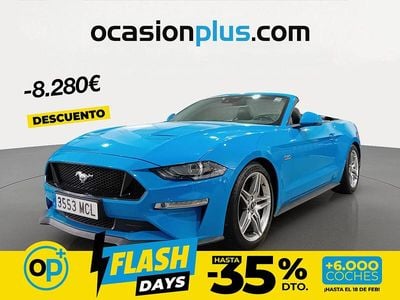Usado Ford Mustang GT Convertible 450 CV (330 kW) 2022 Azul Descapotable
