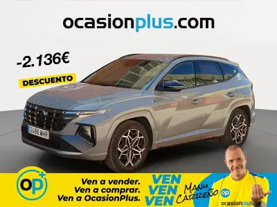 Usado Hyundai Tucson N Line 150 CV (110 kW) 2023 Gris SUV