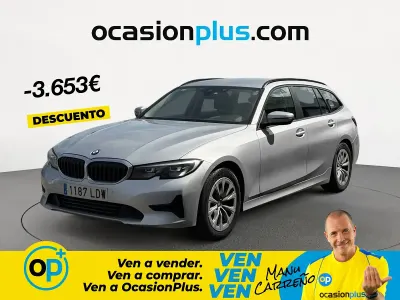 Usado BMW 318 150 CV (110 kW) 2020 Gris / plata Familiar