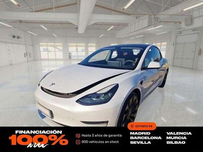 Blanco Usado 2021 Tesla Model 3 Performance Berlina | 26.450 € (Buen precio)