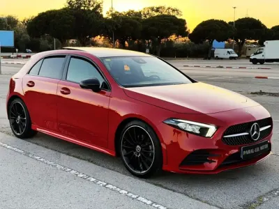 Usado Mercedes A200 AMG line 163 CV (119 kW) 2018 Rojo Berlina
