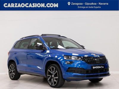 Azul Usado 2021 Skoda Karoq SportLine SUV | 26.900 € (Caro)