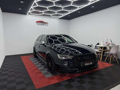 Usado Audi S3 Sportback 300 CV (220 kW) 2014 Negro Utilitario