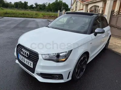 Usado Audi A1 Sportback S-Line 90 CV (66 kW) 2014 Blanco Utilitario