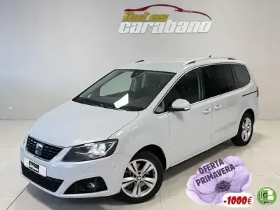 Usado Seat Alhambra XCELLENCE 150 CV (110 kW) 2022 Blanco Monovolumen