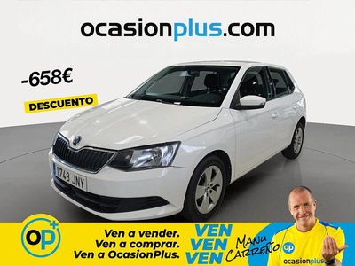 Usado Skoda Fabia Ambition 75 CV (55 kW) 2016 Blanco