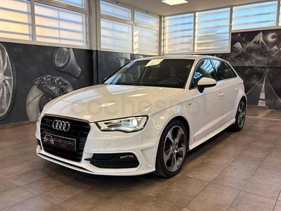 Usado Audi A3 S-Line 110 CV (80 kW) 2016 Blanco Berlina