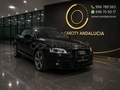 Usado Audi A3 Cabriolet Attraction 105 CV (77 kW) 2012 Negro Descapotable