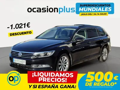 Usado VW Passat Advance 150 CV (110 kW) 2017 Negro Familiar