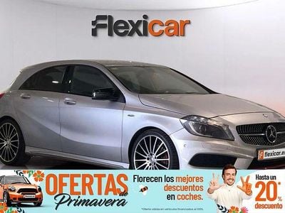 Usado Mercedes A250 AMG line 211 CV (155 kW) 2015 Gris / plata Berlina