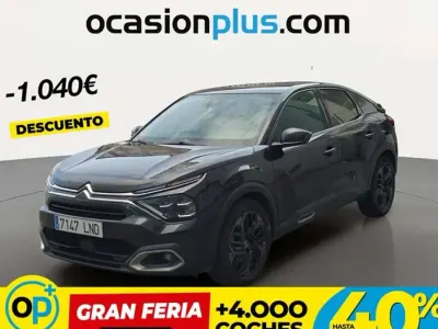 Usado Citroën C4 Feel 131 CV (96 kW) 2021 Negro Utilitario
