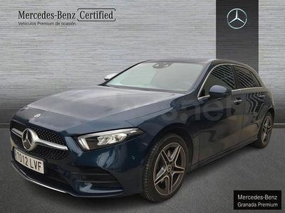 Usado Mercedes A250 AMG line 218 CV (160 kW) 2021 Azul denim Berlina