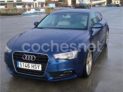 Usado Audi A5 Sportback 177 CV (130 kW) 2013 Azul Utilitario