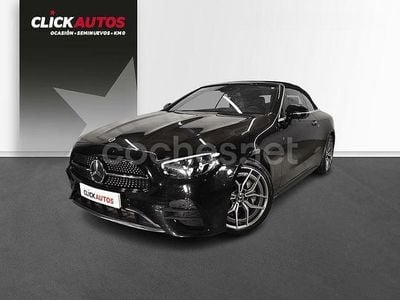 Negro Usado 2023 Mercedes E220 Descapotable | 57.700 € (Caro)