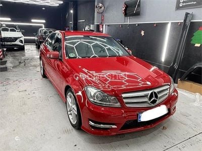 Rojo Usado 2012 Mercedes C220 Elegance Berlina | 11.500 € (Precio justo)