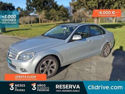 Gris Usado 2008 Mercedes C200 Berlina | 8690 € (Un poco caro)