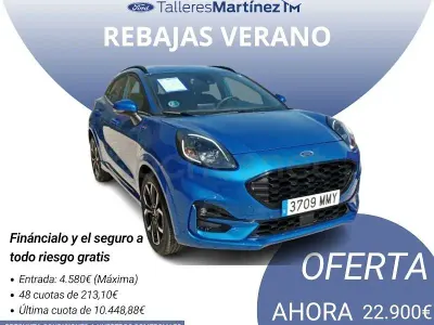 Usado Ford Puma ST-Line X 125 CV (91 kW) 2024 Azul SUV