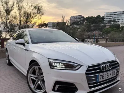 Usado Audi A5 Sportback Sport 150 CV (110 kW) 2019 Blanco Utilitario
