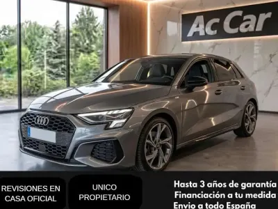 Usado Audi A3 Sportback S-Line 116 CV (85 kW) 2023 Gris Utilitario