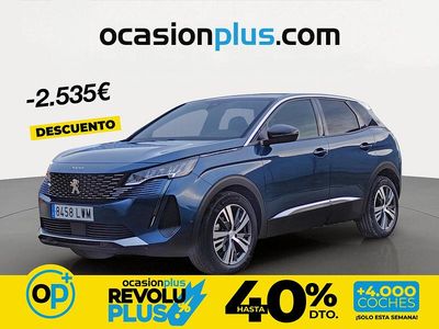 Usado Peugeot 3008 Allure 130 CV (95 kW) 2022 Azul SUV