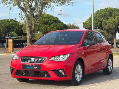 Usado Seat Ibiza FR 110 CV (80 kW) 2021 Rojo Utilitario