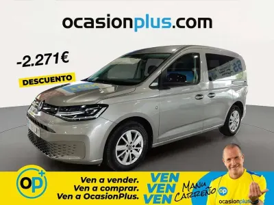 Usado VW Caddy 114 CV (83 kW) 2022 Gris Monovolumen