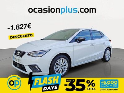 Usado Seat Ibiza FR 110 CV (80 kW) 2023 Blanco Berlina