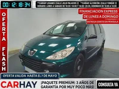 Używany Peugeot 307 110 KM (80 kW) 2005 Zielony Hatchback