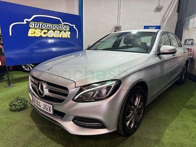 Usado Mercedes C220 Avantgarde 170 CV (125 kW) 2015 Gris / plata Berlina