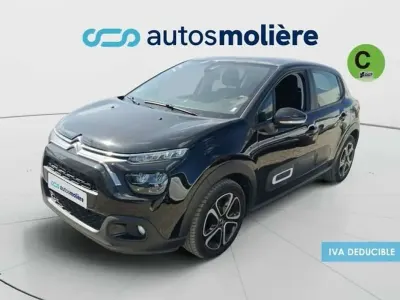Usado Citroën C3 PureTech 82 CV (60 kW) 2024 Negro Utilitario