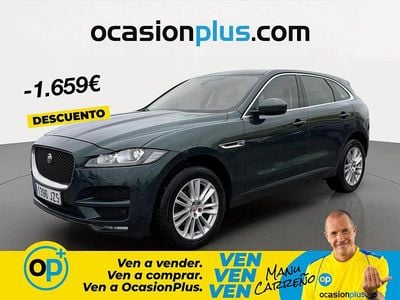 Usado Jaguar F-Pace Prestige 180 CV (132 kW) 2017 Verde SUV
