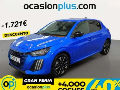 Usado Peugeot 208 Allure 102 CV (75 kW) 2023 Azul Utilitario