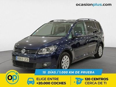 Usado VW Touran Edition 105 CV (77 kW) 2015 Azul Monovolumen