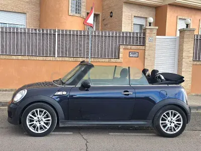 Usado Mini Cooper D Cabriolet 112 CV (82 kW) 2013 Azul Descapotable