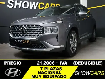 Usado Hyundai Santa Fe 201 CV (147 kW) 2022 Gris SUV
