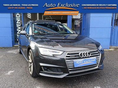 Usado Audi A4 S-Line 190 CV (139 kW) 2018 Negro Familiar