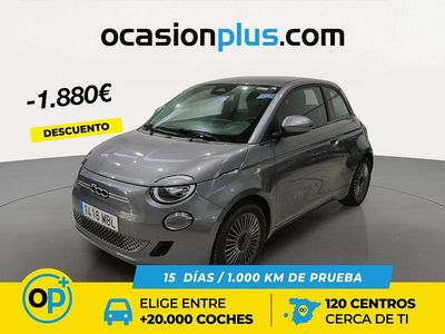 Usado Fiat 500e Icon 86 kW (118 CV) 2022 Gris Utilitario