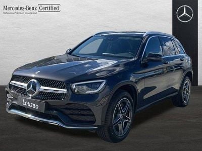Usado Mercedes GLC300e AMG line 306 CV (225 kW) 2021 Gris grafito SUV