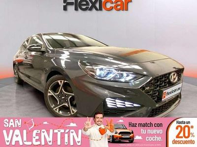 Usado Hyundai i30 N Line 120 CV (88 kW) 2022 Negro Berlina