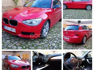 Usado BMW 114 102 CV (75 kW) 2012 Rojo Utilitario