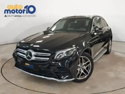 Usado Mercedes GLC220 170 CV (125 kW) 2018 Negro SUV