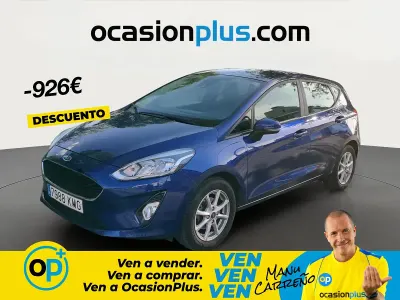 Usado Ford Fiesta Trend+ 85 CV (62 kW) 2018 Azul Utilitario