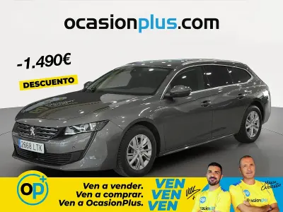 Usado Peugeot 508 Active 131 CV (96 kW) 2021 Gris Familiar