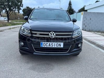 Usado VW Tiguan R-line 140 CV (102 kW) 2014 Negro SUV
